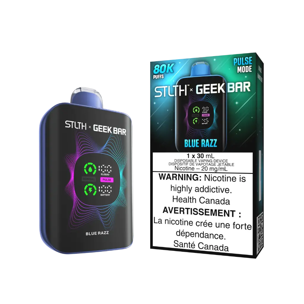 STLTH X GEEKBAR 80K (30ML) - BLUE RAZZ