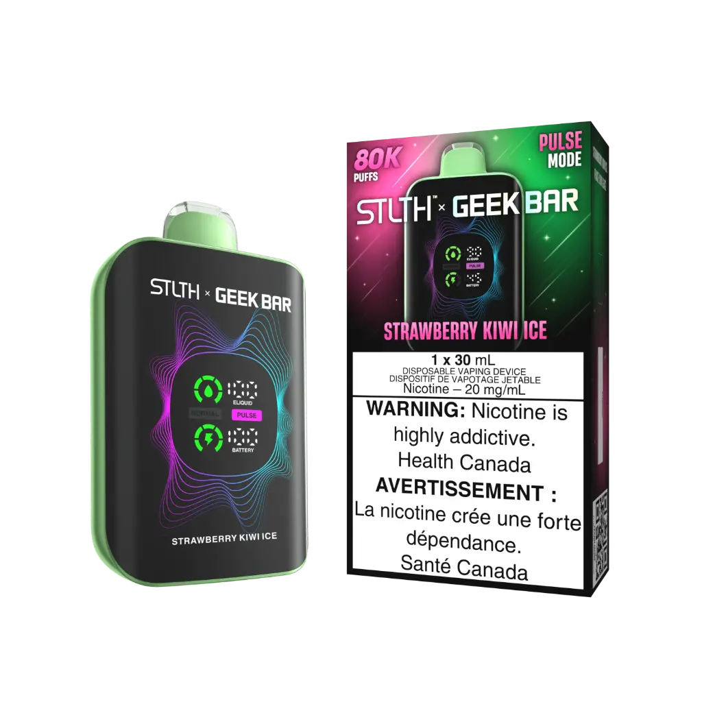 STLTH X GEEKBAR 80K (30ML) - STRAWBERRY KIWI ICE