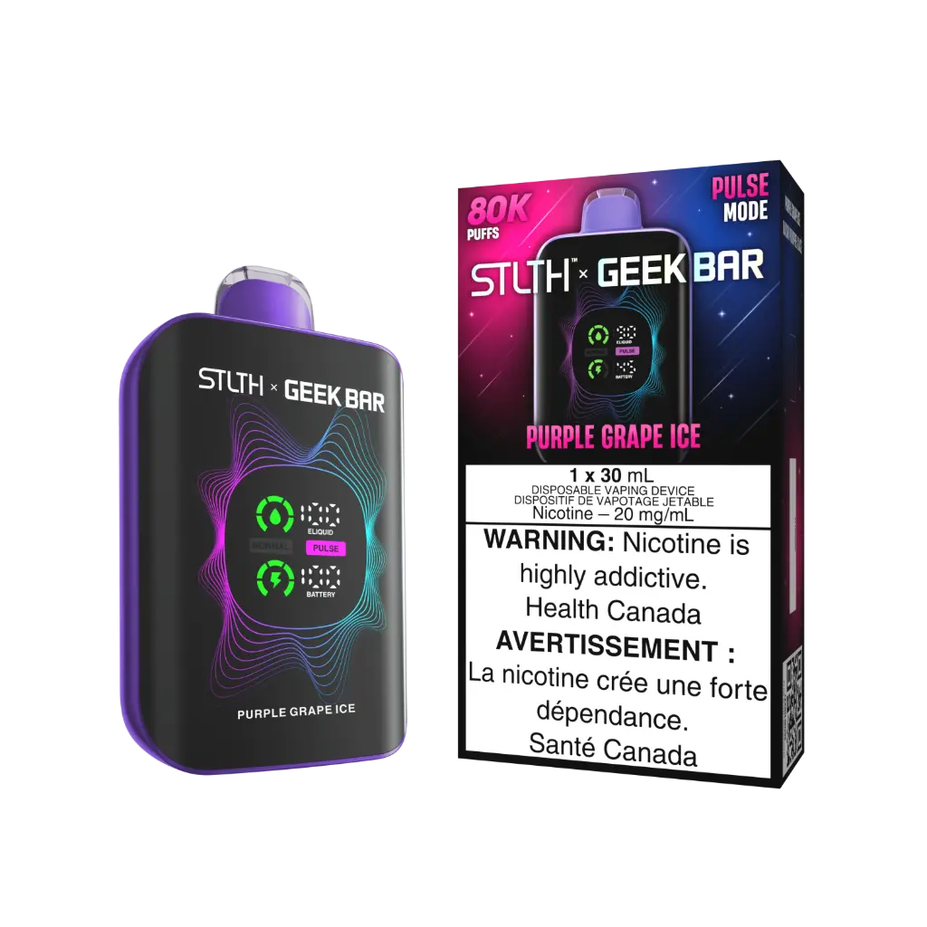 STLTH X GEEKBAR 80K (30ML) - PURPLE GRAPE ICE