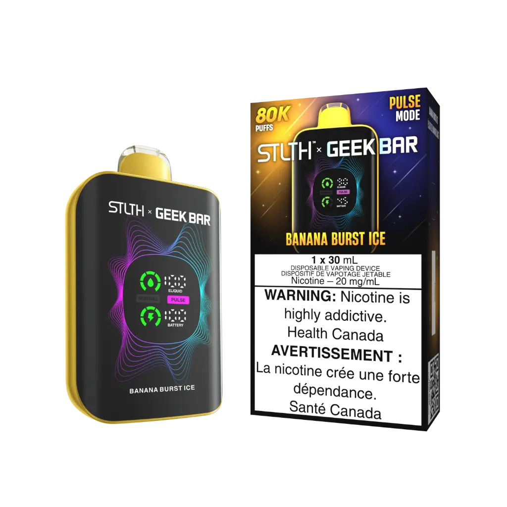 STLTH X GEEKBAR 80K (30ML) - BANANA BURST ICE