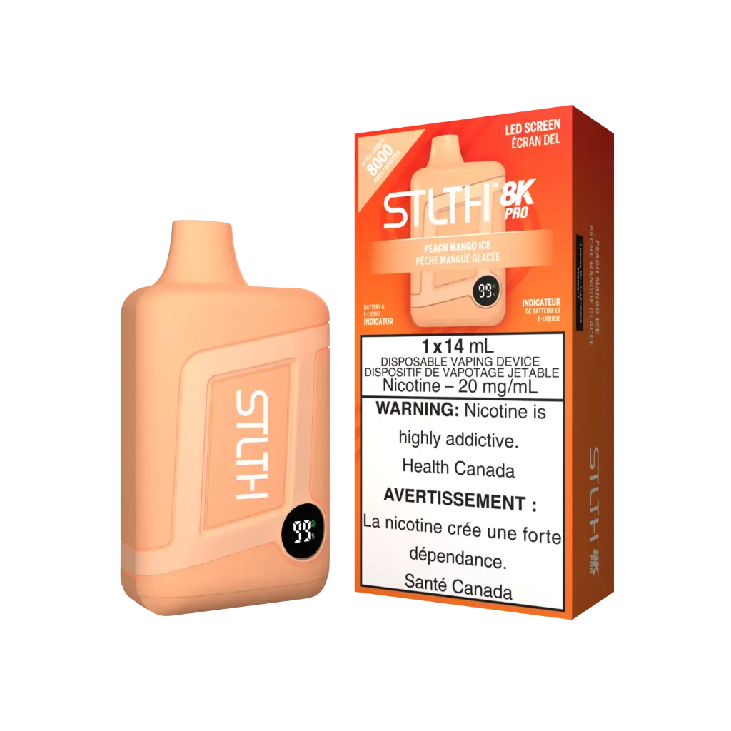 STLTH 8K PRO (14ML) - PEACH MANGO ICE
