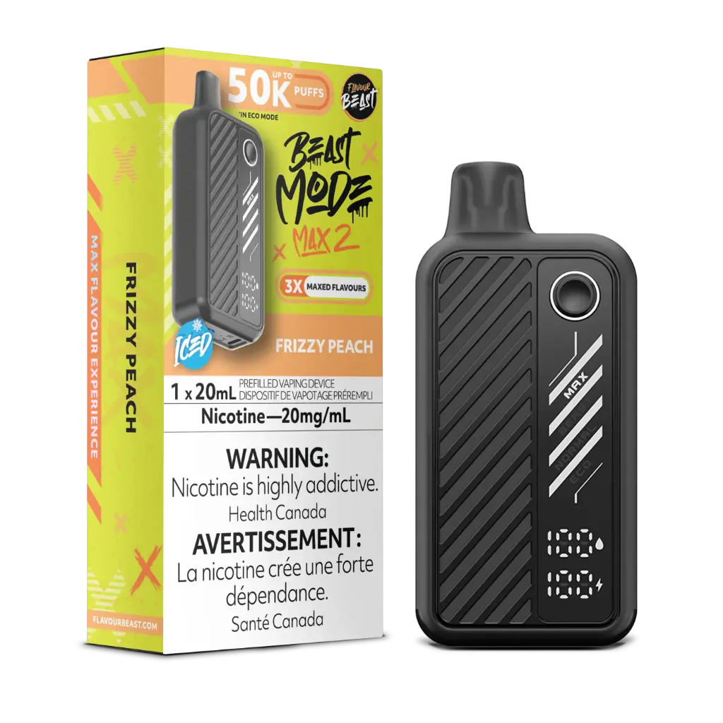 FLAVOUR BEAST BEAST MODE MAX 2 50K (20ML) - Frizzy Peach