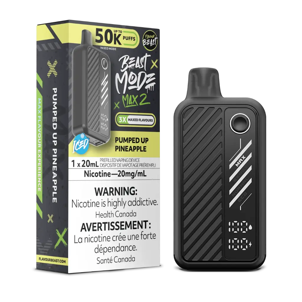 FLAVOUR BEAST BEAST MODE MAX 2 50K (20ML) - Pumped Up Pineapple