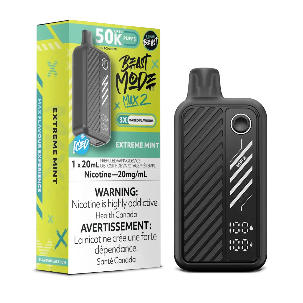 FLAVOUR BEAST BEAST MODE MAX 2 50K (20ML) - Extreme Mint