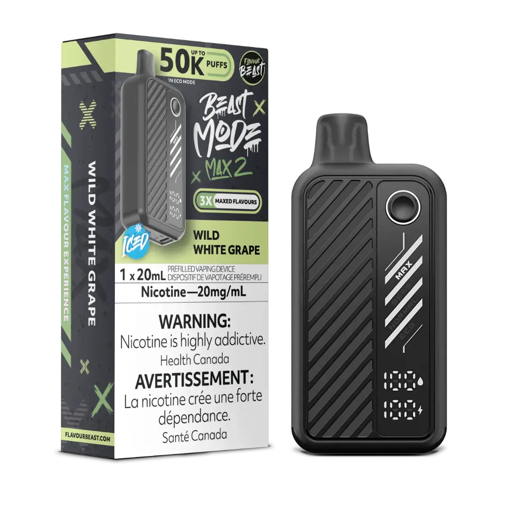 FLAVOUR BEAST BEAST MODE MAX 2 50K (20ML) - Wild White Grape