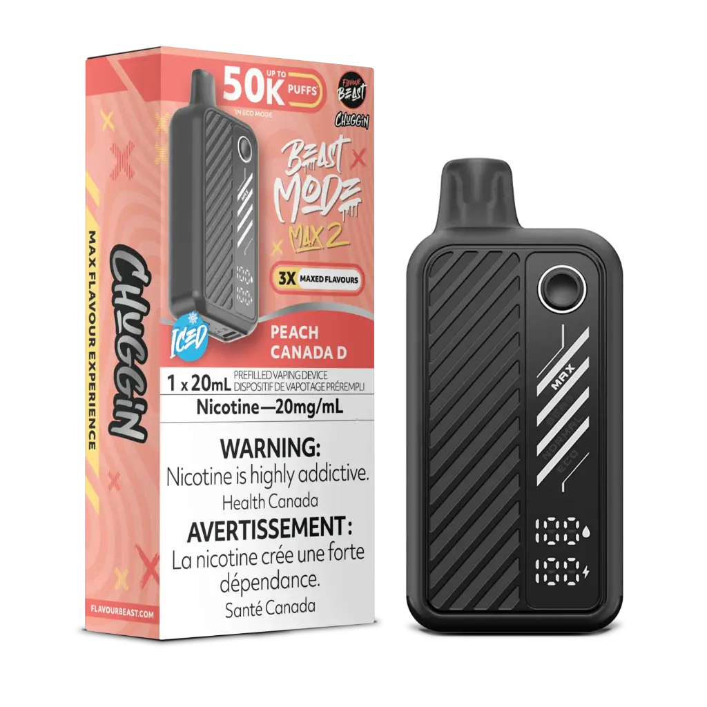 FLAVOUR BEAST BEAST MODE MAX 2 50K (20ML) - Peach Canada D