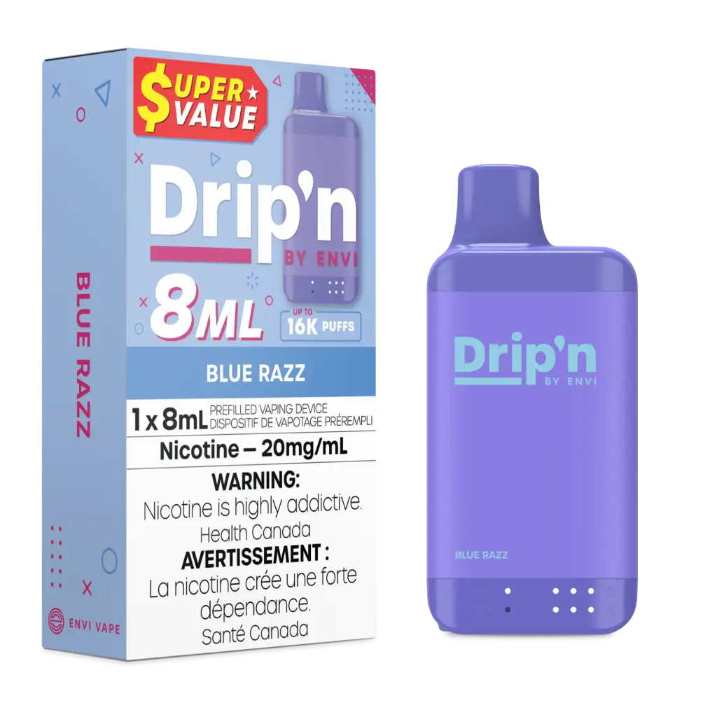 DRIP'N 16K (8 ML) - Blue Razz