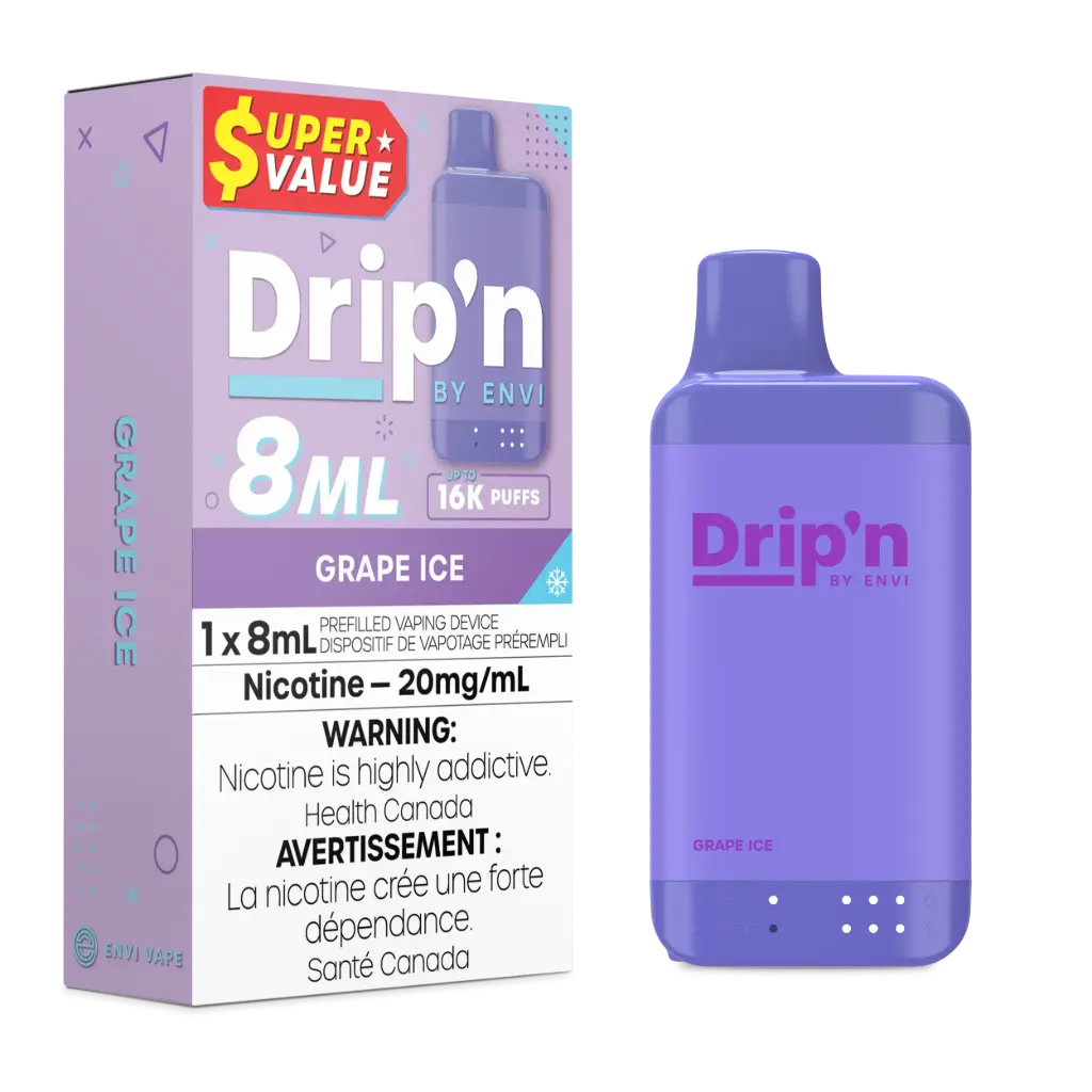 DRIP'N 16K (8 ML) - Grape Ice