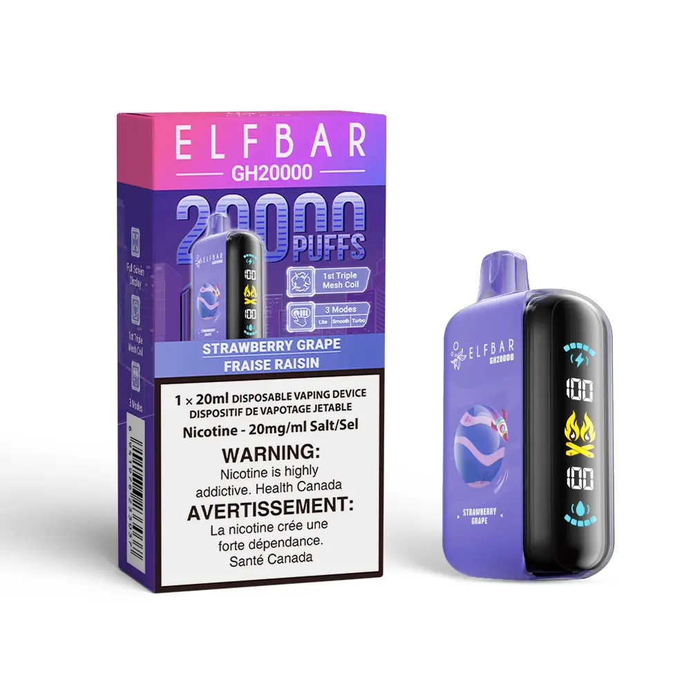 ELFBAR GH20K (20ML) - STRAWBERRY GRAPE