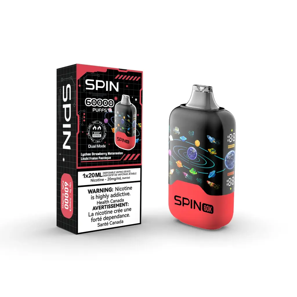 SPIN 60K (20ML) - Lychee Strawberry Watermelon