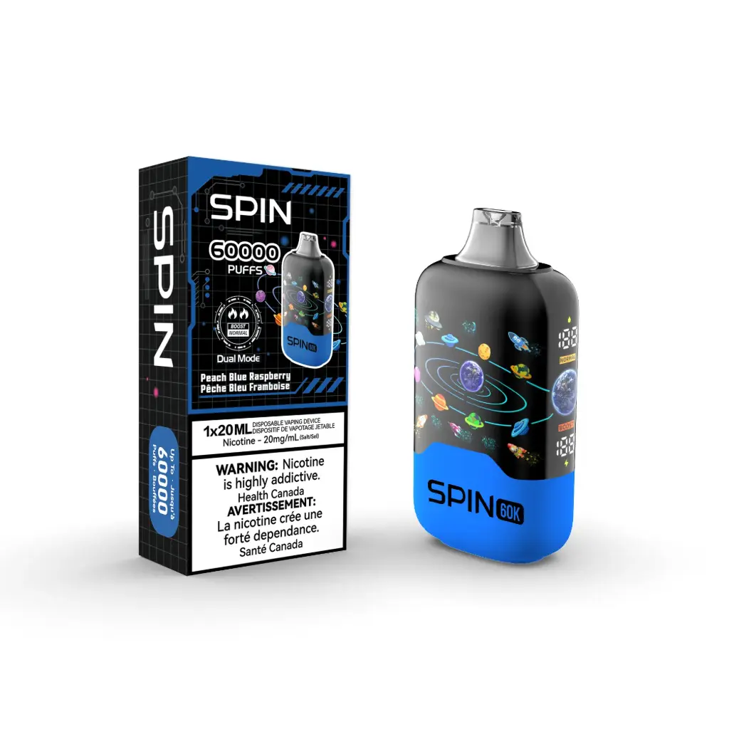 SPIN 60K (20ML) - Peach Blue Raspberry