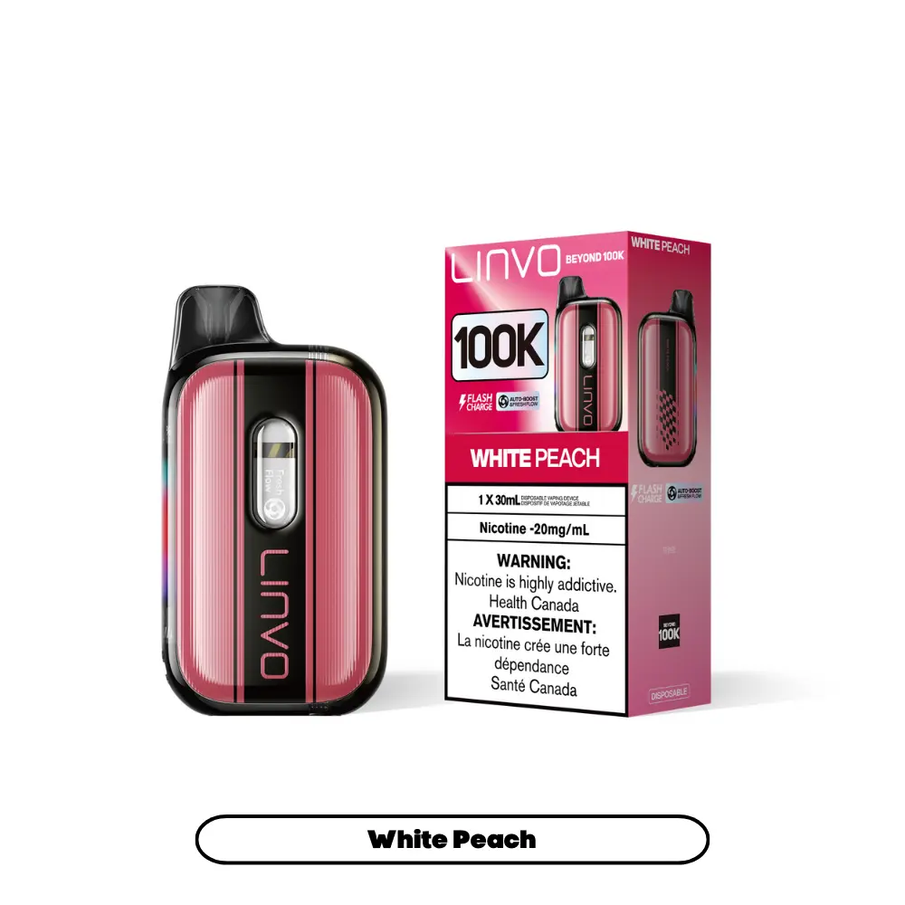 LINVO Beyond 100K (30ML) - White Peach