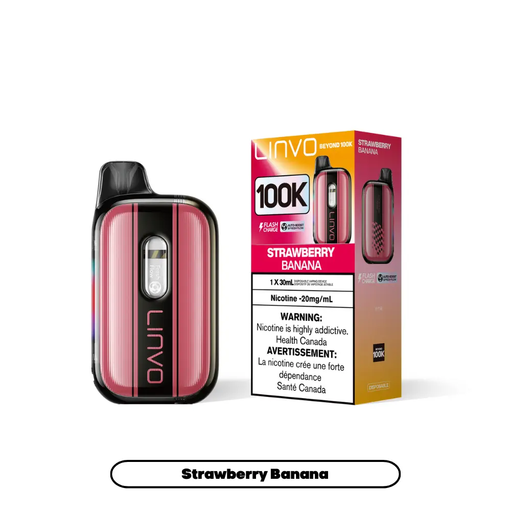 LINVO Beyond 100K (30ML) - Strawberry Banana