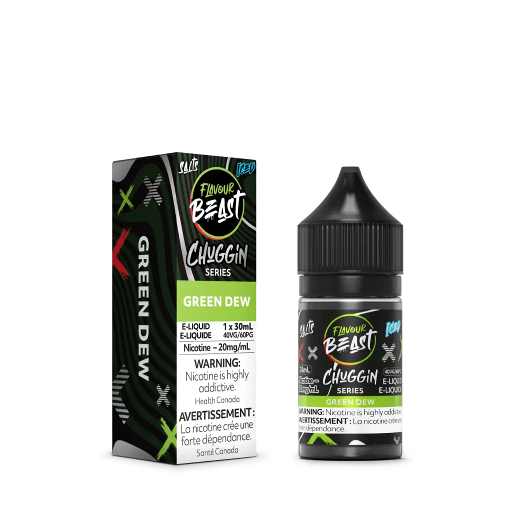 Flavour Beast Chuggin E-Liquid- 30ML - · Green Dew