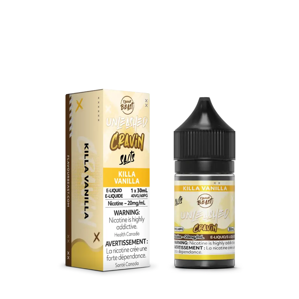 Flavour Beast Unleashed E-Liquid- 30ML - Killa Vanilla