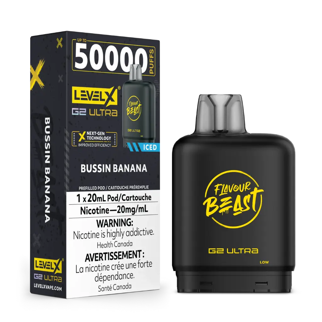 Flavour Beast G2 Ultra 50K POD (20ML) - Bussin Banana