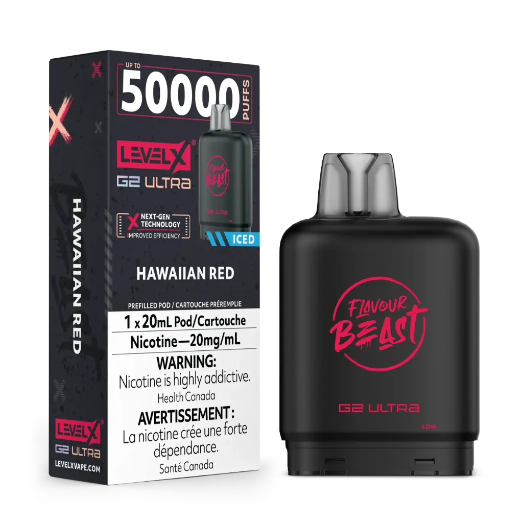 Flavour Beast G2 Ultra 50K POD (20ML) - Hawaiian Red Iced