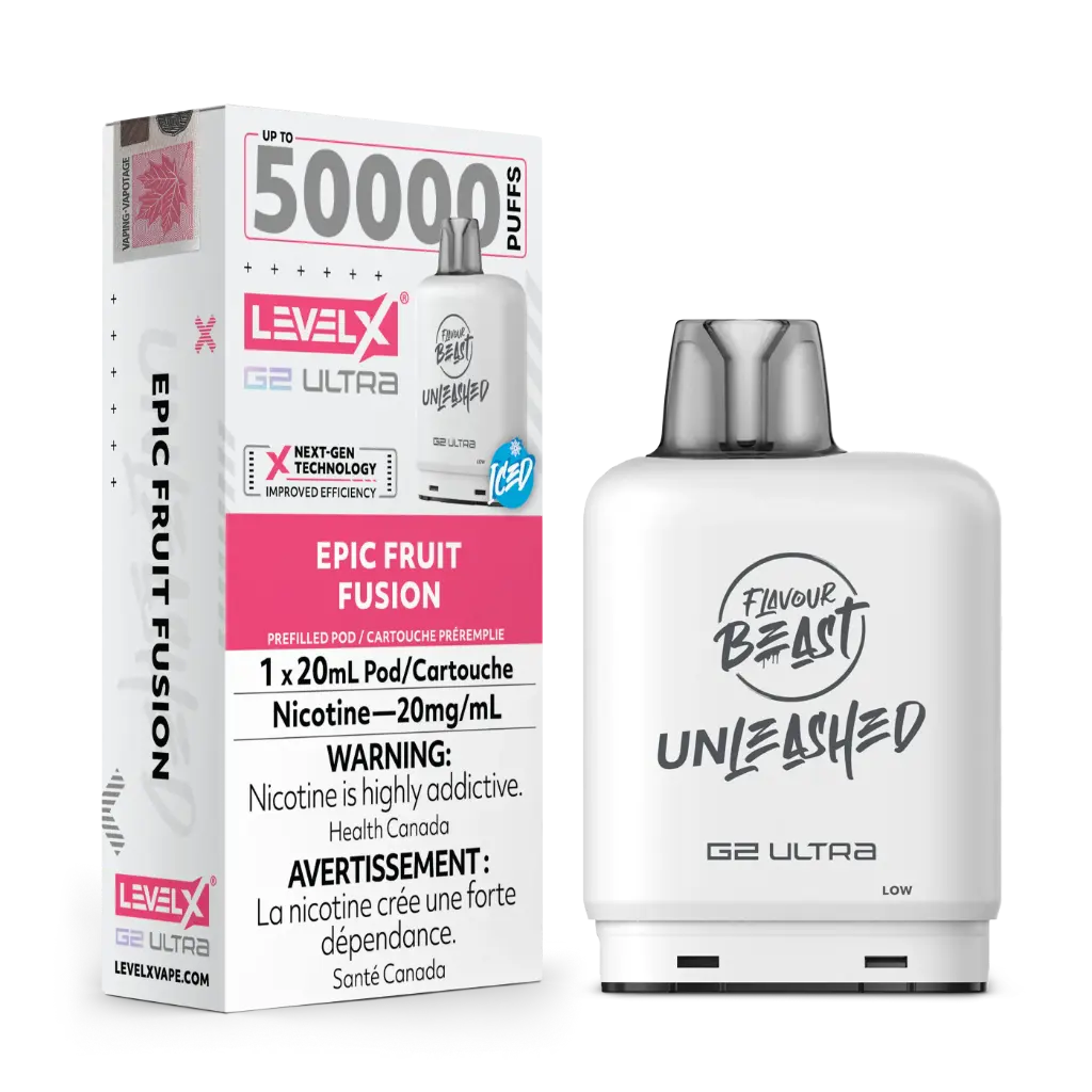Flavour Beast UNLEASHED G2 Ultra 50K POD (20ML) - Epic Fruit Fusion (Iced)
