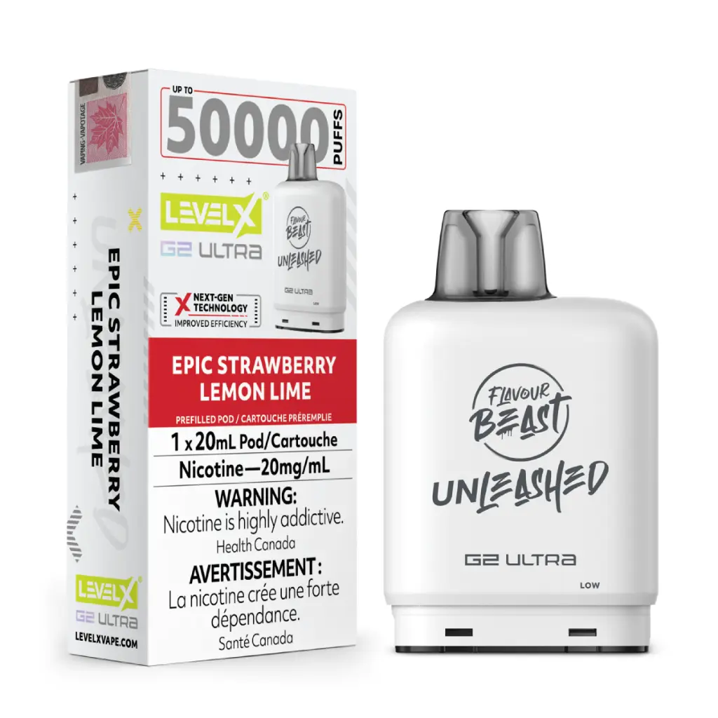 Flavour Beast UNLEASHED G2 Ultra 50K POD (20ML) - Epic Strawberry Lemon Lime
