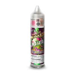 Twelve Monkeys Freebase E-Liquid- 60ml - Matata